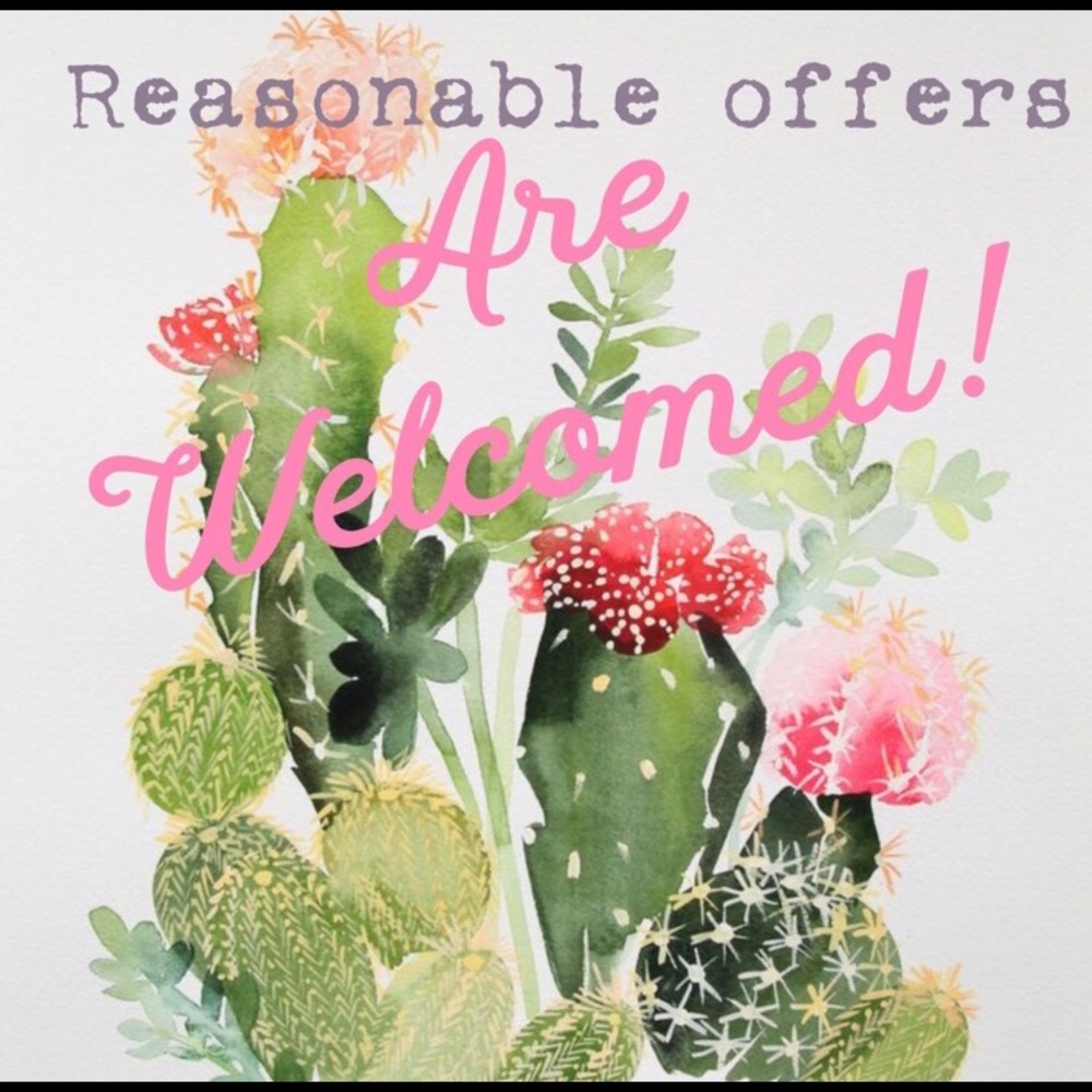 Reasonable offers are welcome!